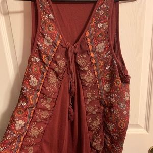 Skylar and jade blouse/tank top